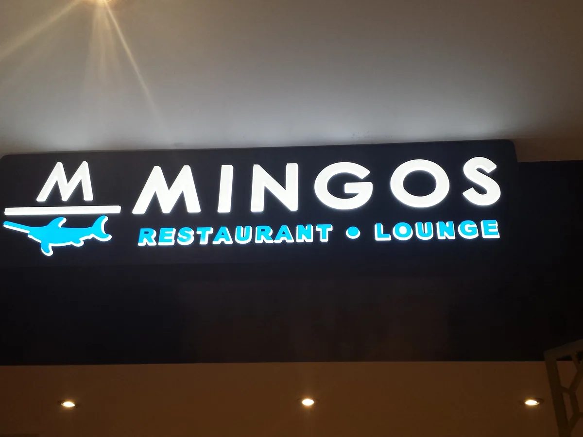 Mingos Restaurant & Lounge — sign built and installed by Signs VW Orlando