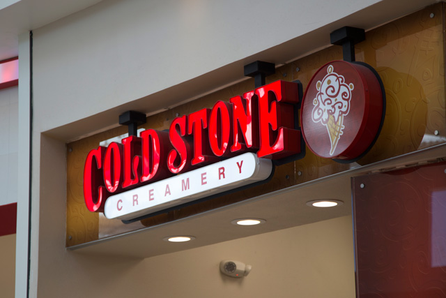 Channel Letters sign for Coldstone Creamery